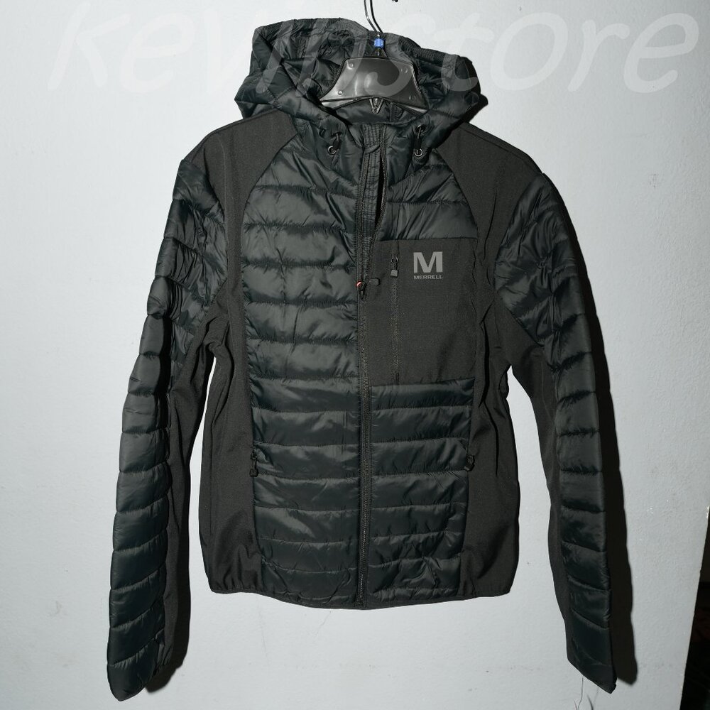 Merrell Hooded Mixed Media Puffer Softshell - Picture 2 of 15